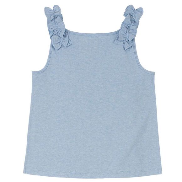 NWT 🍀 Lucky Brand Girls 2-piece Summer Top and Short Set in Blue Multi - Picture 5 of 11